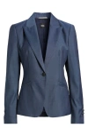 Hugo Boss Januri Single Button Blazer In Indigo