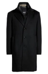 Hugo Boss Boss Jared 3-in-1 Coat With Removable Bib In Black