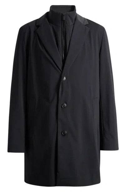 Hugo Boss Boss Jared 3-in-1 Waterproof Coat In Black