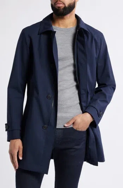 Hugo Boss Boss Jared Coat In Navy