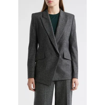 Hugo Boss Boss Jarinah Asymmetric Wool Blend Blazer