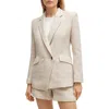 Hugo Boss Boss Jarinara 3 Tweed Blazer In Shell Pink Tweed