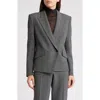Hugo Boss Boss Jarinara Wrap Front One-button Blazer