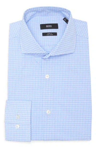 Hugo Boss Boss Jason Slim Fit Cotton Dress Shirt In Light Blue