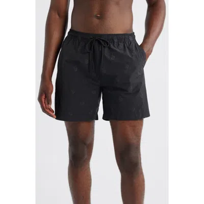 Hugo Boss Boss Jean Swim Trunks In Black
