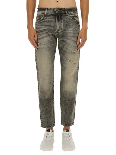 Hugo Boss Boss Jeans In Denim In Gray