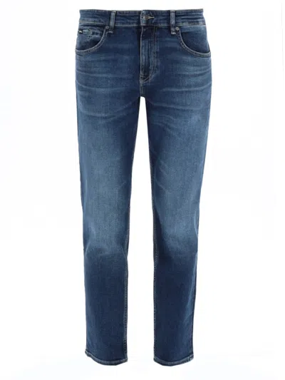 Hugo Boss Boss Jeans Regular Fit In Blue