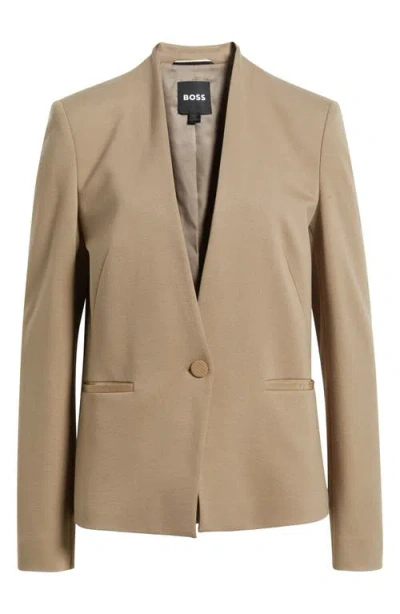 HUGO BOSS BOSS JEMMA ONE-BUTTON BLAZER