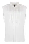 Hugo Boss Boss Jersey Blouse In White