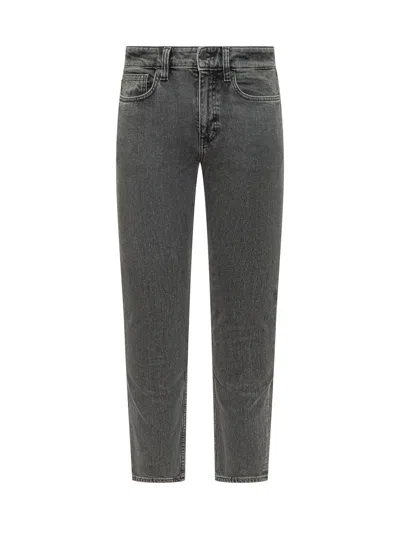 Hugo Boss Boss Jethe Mini Jeans In Dark Grey