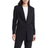Hugo Boss Boss Jexotta Notch Lapel Blazer In Blue