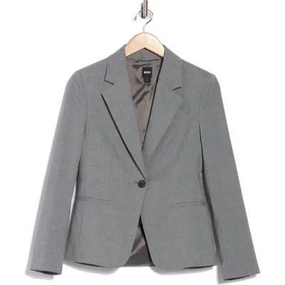 Hugo Boss Boss Jia Slim Fit Blazer In Gray
