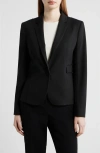 Hugo Boss Boss Jia Slim Fit Jacket In Black