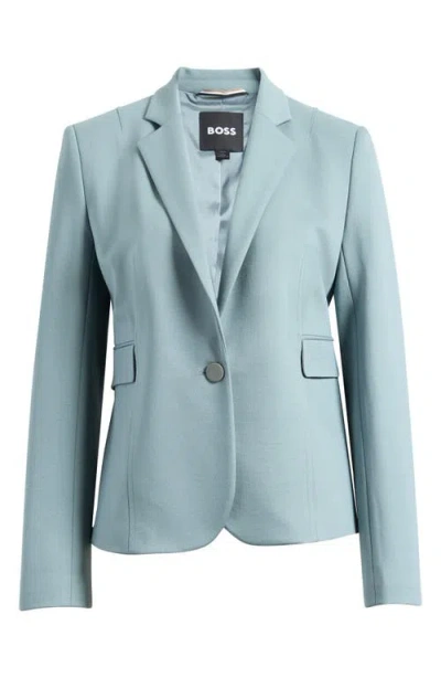 Hugo Boss Boss Jia Water Repellent Blazer In Blue