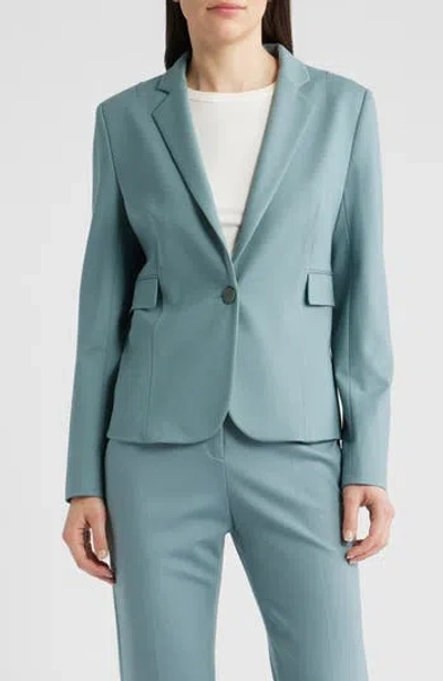 Hugo Boss Boss Jia Water Repellent Blazer In Reef