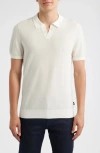 Hugo Boss Boss Jianluca Johnny Collar Polo In White