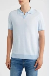 Hugo Boss Boss Jianluca Johnny Collar Polo In Blue