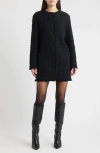 Hugo Boss Boss Jokila Tweed Coat In Black