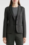 Hugo Boss Boss Jonalhra Tweed Blazer In Gray