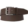 Hugo Boss Boss Joris Leather Belt In Dark Brown