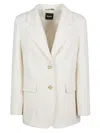 Hugo Boss Boss Jovana Wool Blazer In White