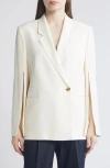 Hugo Boss Jozera Blazer In Soft Cream