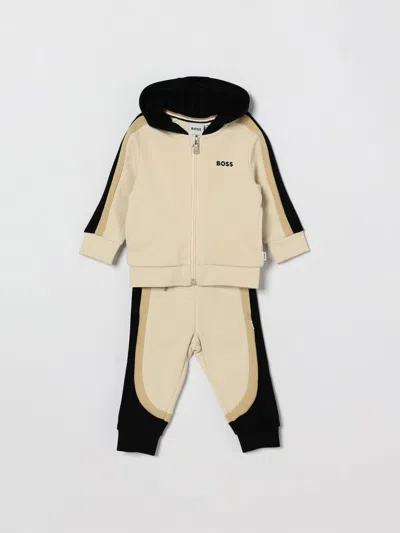 Hugo Boss Babies' Boss Jumpsuit Kids In Neutral