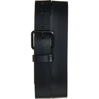 Hugo Boss Boss Jybb Leather Belt In Blk