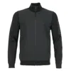 Hugo Boss Boss K Momentum X Hybrid Knitted Full Zip Jumper Black In Black