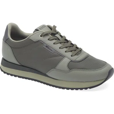 Hugo Boss Boss Kai Runn Sneaker In Gray