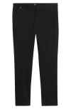 Hugo Boss Slim-fit Chinos In Stretch-cotton Gabardine In Black