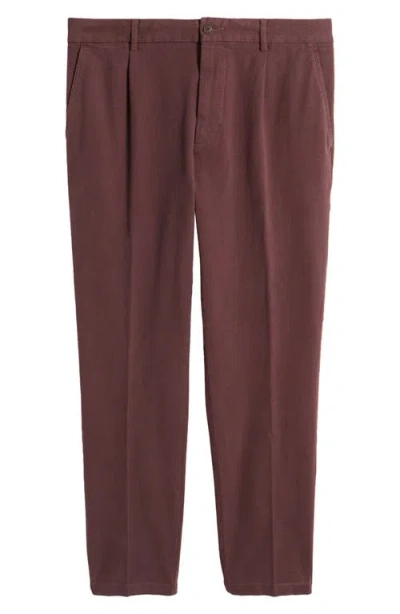 Hugo Boss Boss Kane Stretch Twill Straight Leg Pants In Open Red