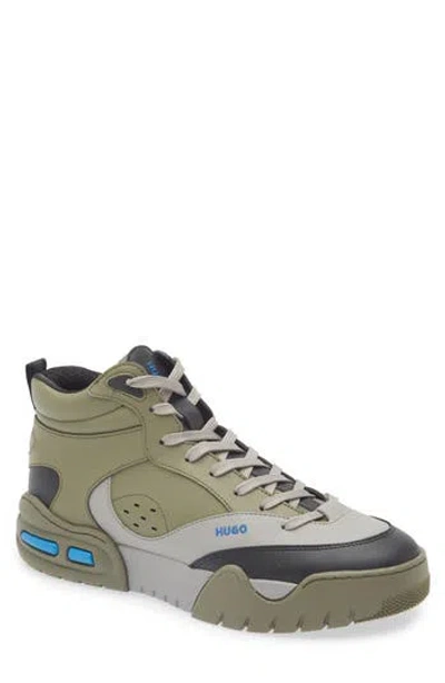 Hugo Boss Boss Kedge High Top Sneaker In Multi