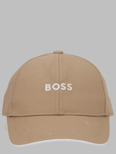 Hugo Boss Boss Cappello Da Baseball Con Logo In Neutral