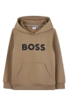 Hugo Boss Sweater Boss Kids Color White In Brown