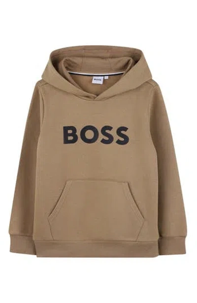Hugo Boss Sweater Boss Kids Color White In Brown