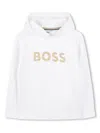 Hugo Boss Boss Kids Sweatshirt In White