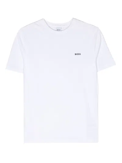 Hugo Boss Boss Kids T-shirt In White