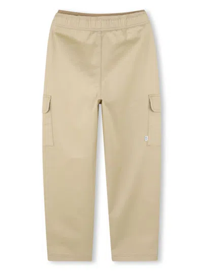 Hugo Boss Boss Kids Trousers In Beige