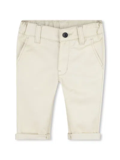 Hugo Boss Boss Kids Trousers In Beige
