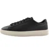 Hugo Boss Low-top Trainers In Grained Faux Leather In Black