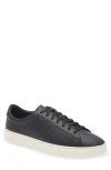 Hugo Boss Low-top Trainers In Grained Faux Leather In Black
