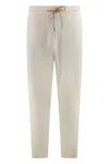 Hugo Boss Boss Knitted Track-pants In White