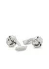 Hugo Boss Boss Knotted Cufflinks In Metallic