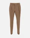 Hugo Boss Boss Trousers In Brown