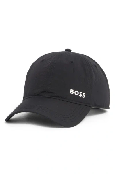 Hugo Boss Boss Lach Baseball Cap In Black