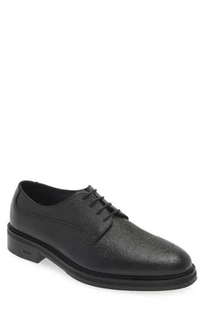 Hugo Boss Boss Larry Leather Derby In Black