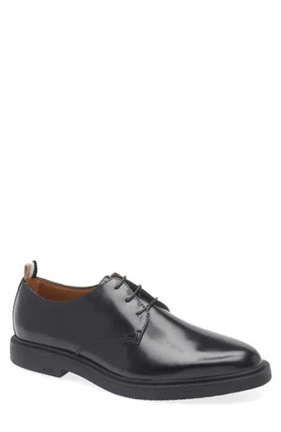 Hugo Boss Leather Lace-up Derby Shoes In Multi