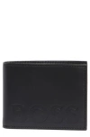 Hugo Boss Boss Laslo Leather Bifold Wallet In Black