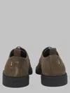 Hugo Boss Calev Suede Moccasins In Green